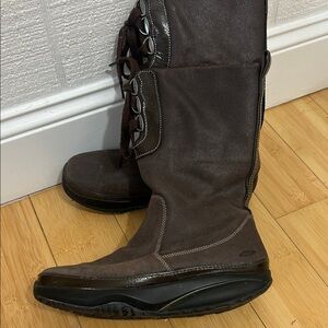 MBT Brown Leather Rocker Sole Boots size 38 (7-7.5) women’s boots